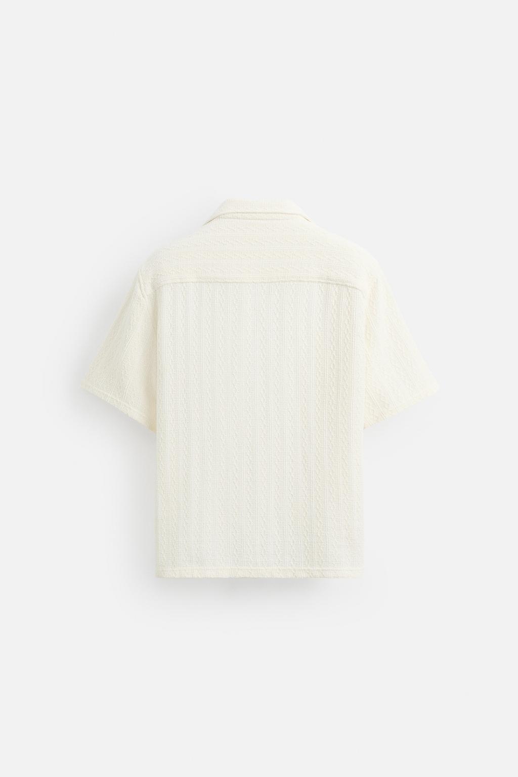 РУБАШКА JACQUARD С ГЕОМЕТРИЧЕСКИМ УЗОРОМ