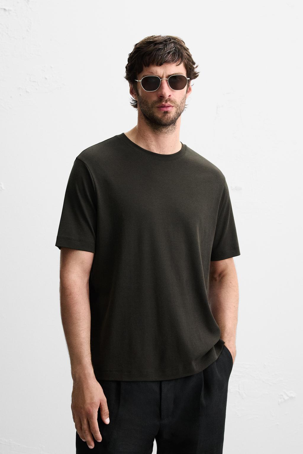 ФУТБОЛКА REGULAR FIT ИЗ ХЛОПКА SUPIMA®