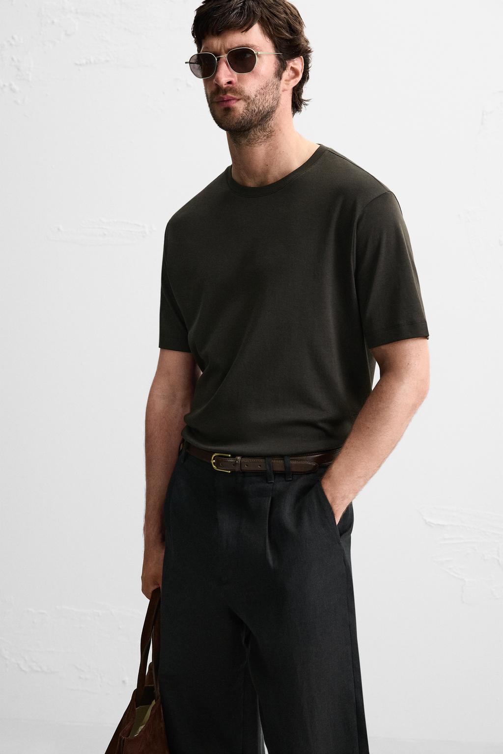ФУТБОЛКА REGULAR FIT ИЗ ХЛОПКА SUPIMA®