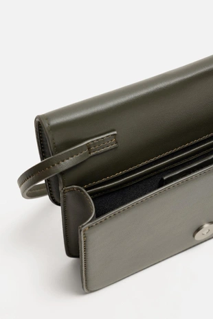 Однотонная сумка через плечо- Заказать в России