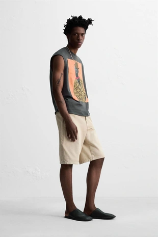 Майка с принтом и вышивкой © OTIS KWAME KYE QUAICOE- Заказать в России