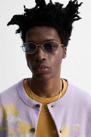 Жаккардовый кардиган с цветочным принтом © OTIS KWAME KYE QUAICOE- Заказать в России