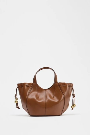 Сумка с ручками и бусинами- Заказать в России