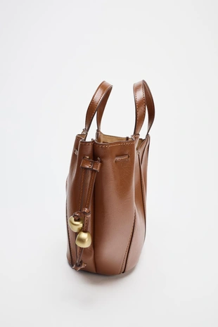 Сумка с ручками и бусинами- Заказать в России