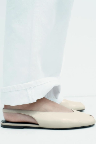 Туфли-слингбэки с открытым носком - Заказать в России