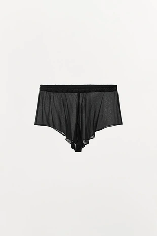 Комбинированные шорты с кружевом кроше- Заказать в России