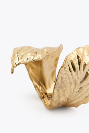 Металлический браслет лист- Заказать в России