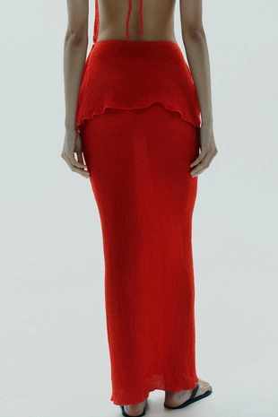 Длинная юбка с текстурой- Заказать в России