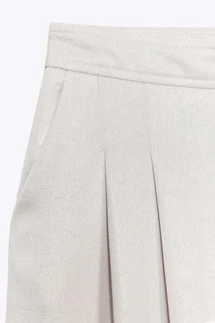 Широкие брюки из атласа- Заказать в России