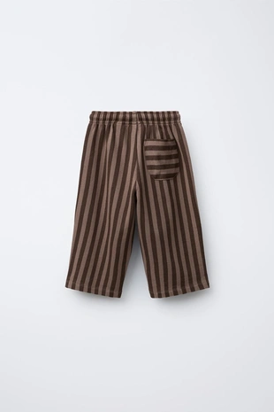 Прямые брюки в полоску- Заказать в России