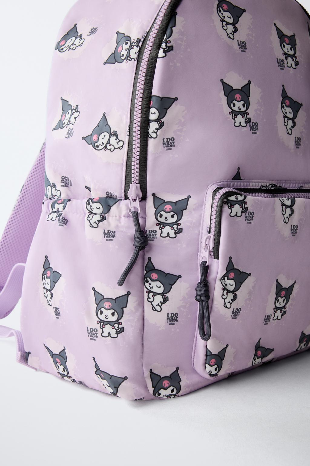 Рюкзак для школы kuromi © sanrio