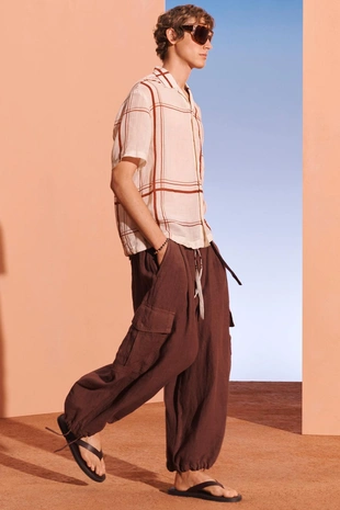 Ecru / Red | 5725/309/067 - Zara Рубашка CHCKD