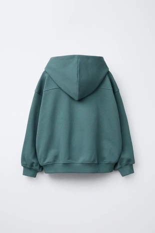 Толстовка на молнии с вышивкой- Заказать в России