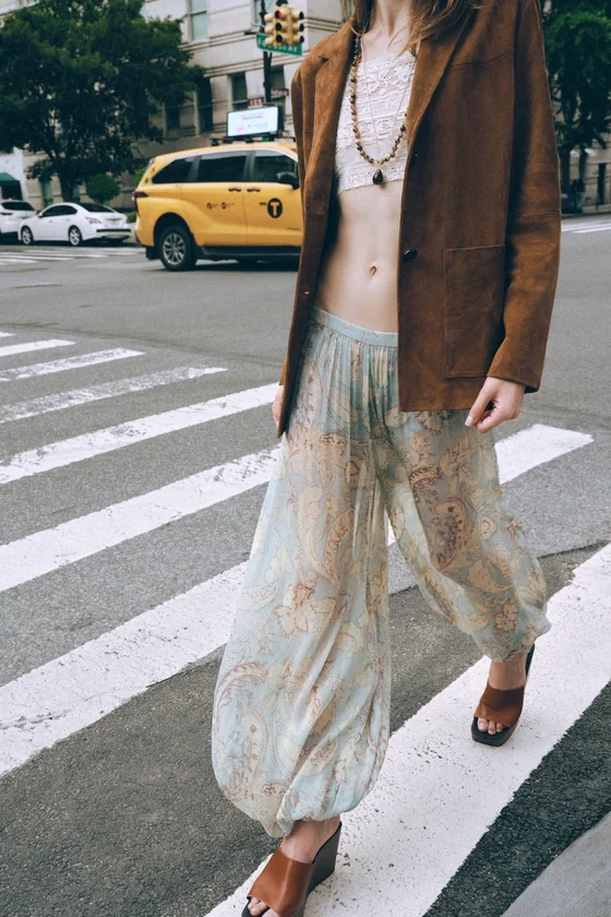 КУРТКА ИЗ ЗАМШИ коллекция Zara «ZW» 