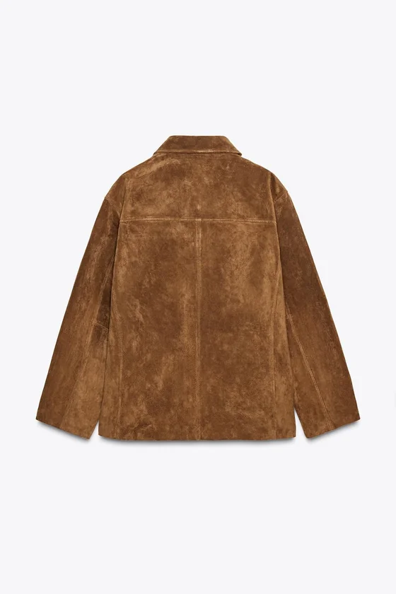 КУРТКА ИЗ ЗАМШИ коллекция Zara «ZW» 