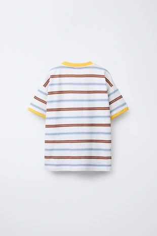 Футболка в полоску с вышивкой- Заказать в России