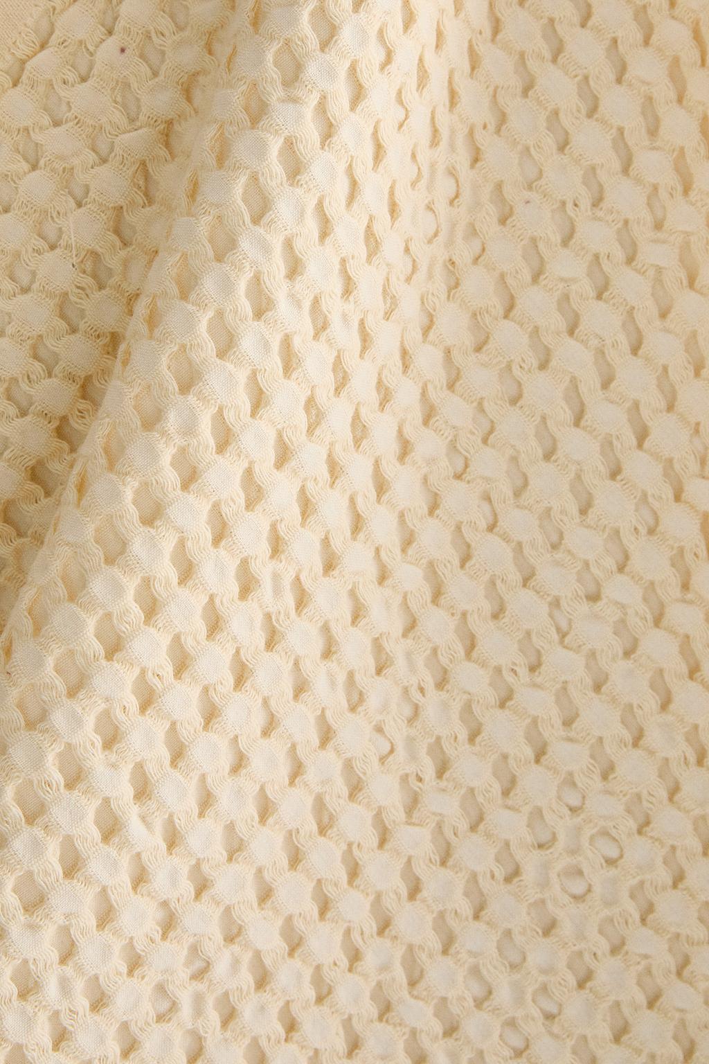 Фартук из вафельного хлопка с принтом x collagerie