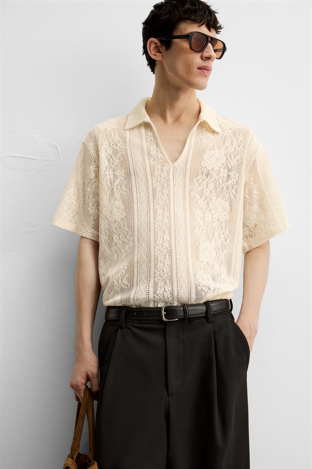 ЖАККАРДОВОЕ ПОЛО С УЗОРОМ