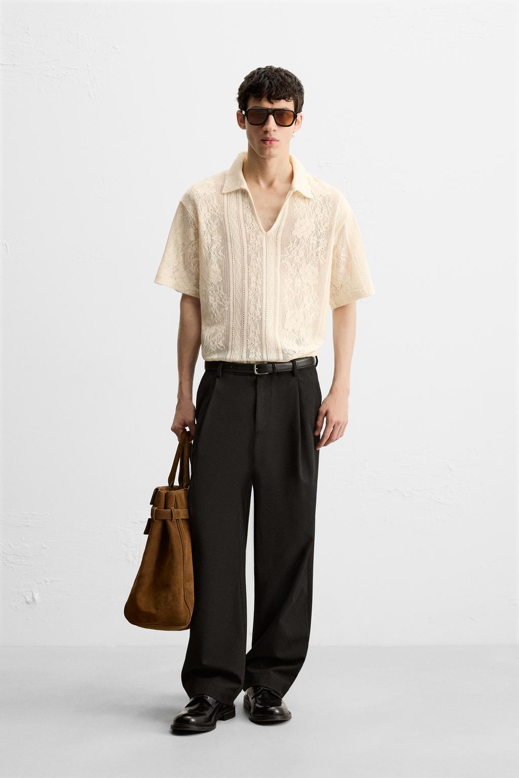 ЖАККАРДОВОЕ ПОЛО С УЗОРОМ