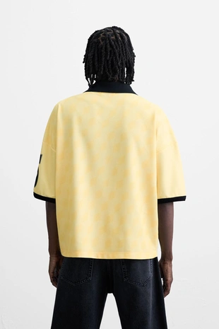 Поло с принтами в стиле ретро- Заказать в России