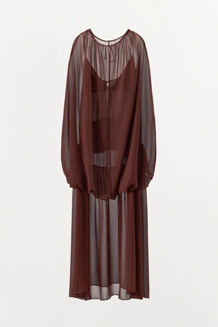 Длинное платье из легкой ткани- Заказать в России