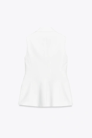 Длинный жилет на одной пуговице- Заказать в России