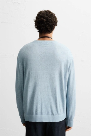 Джемпер с эффектом стирки- Заказать в России