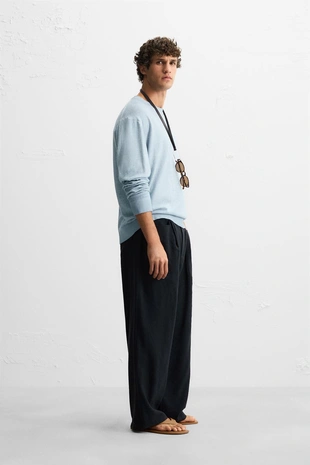 Джемпер с эффектом стирки- Заказать в России