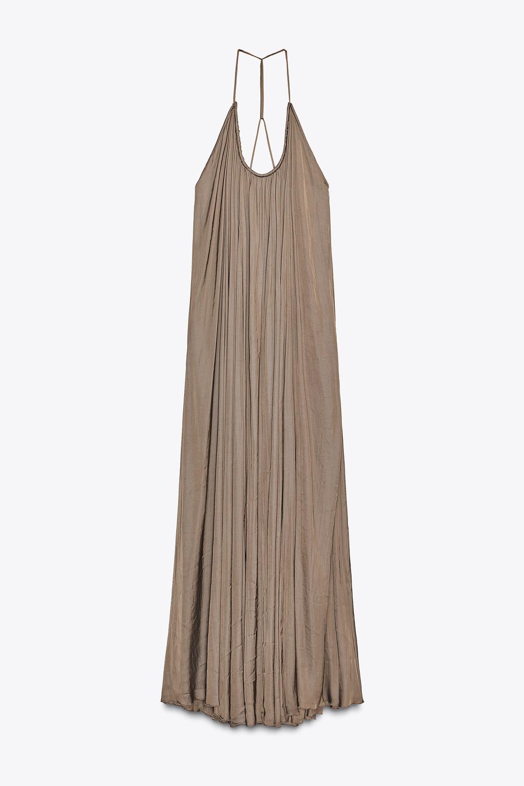 ДЛИННОЕ АТЛАСНОЕ ПЛАТЬЕ ZW COLLECTION