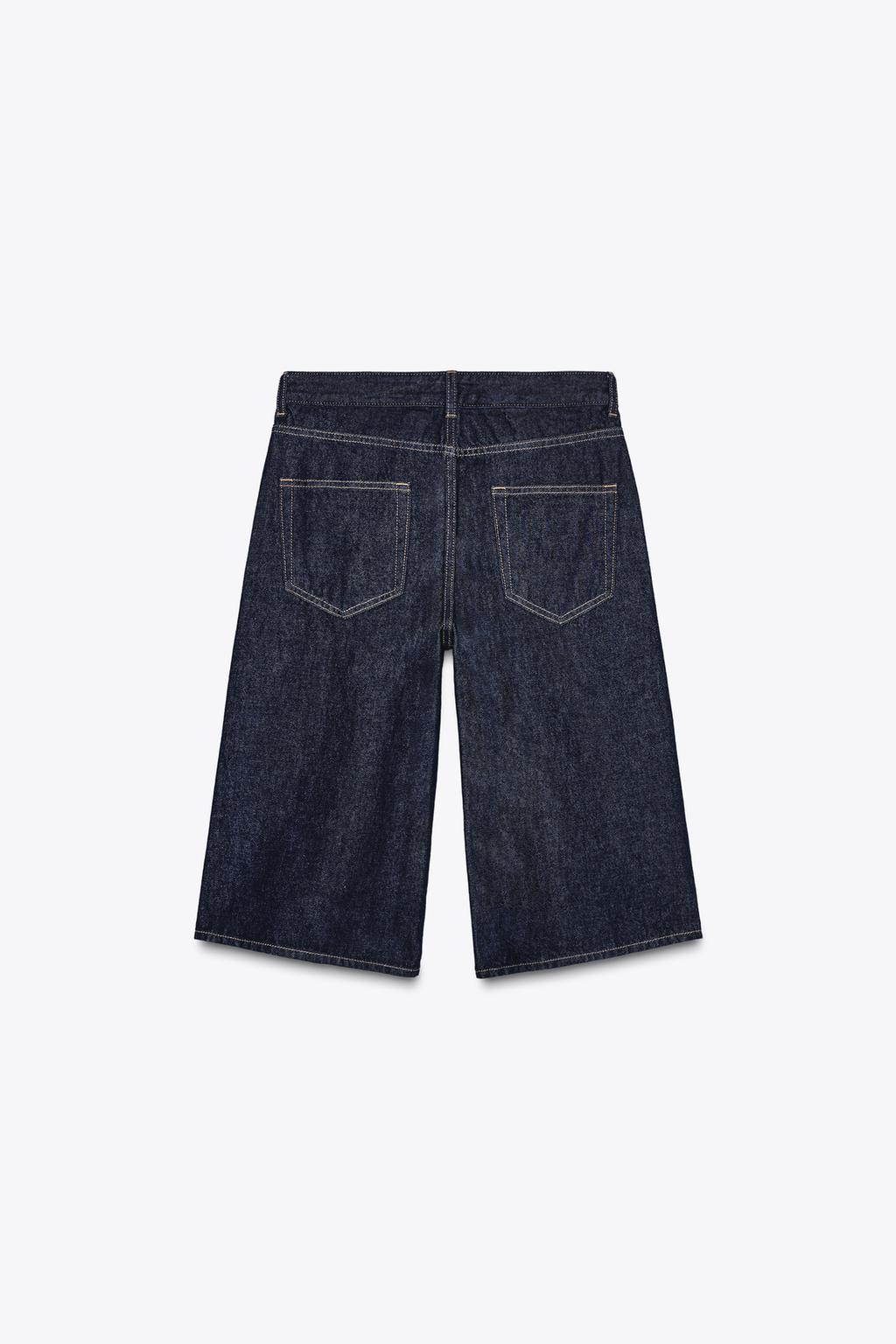 ДЛИННЫЕ ДЖИНСОВЫЕ ШОРТЫ-БЕРМУДЫ — ZW COLLECTION