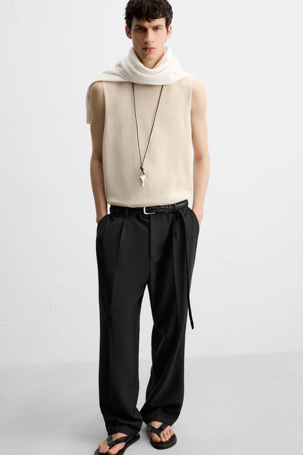 БРЮКИ RELAXED FIT СО СКЛАДКАМИ