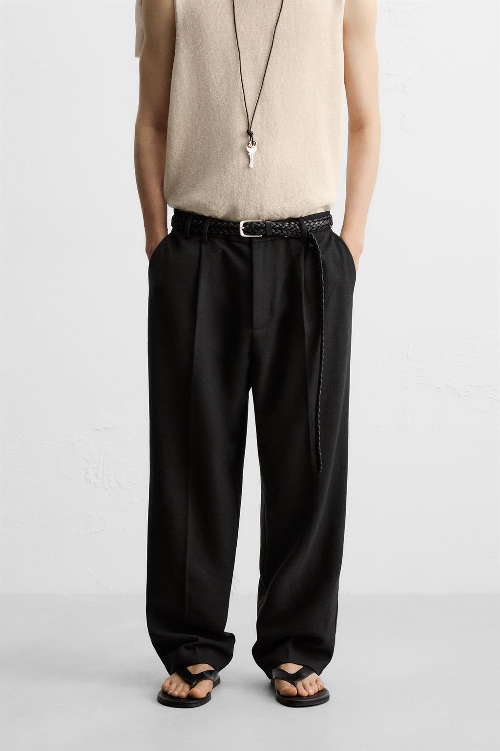 БРЮКИ RELAXED FIT СО СКЛАДКАМИ