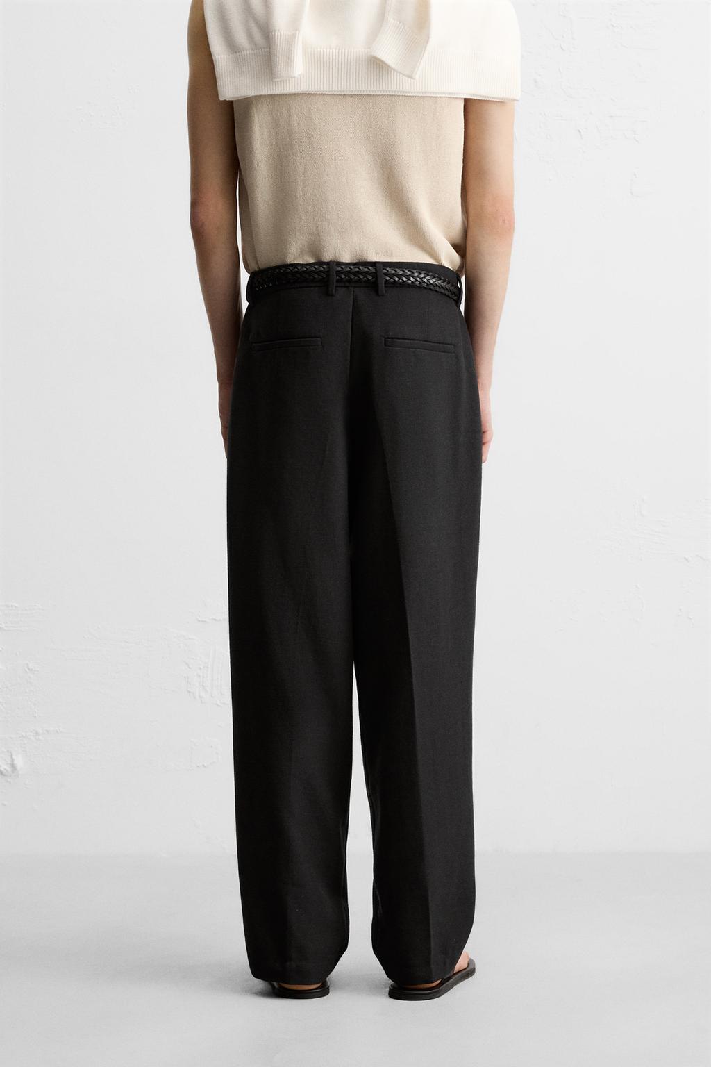 БРЮКИ RELAXED FIT СО СКЛАДКАМИ