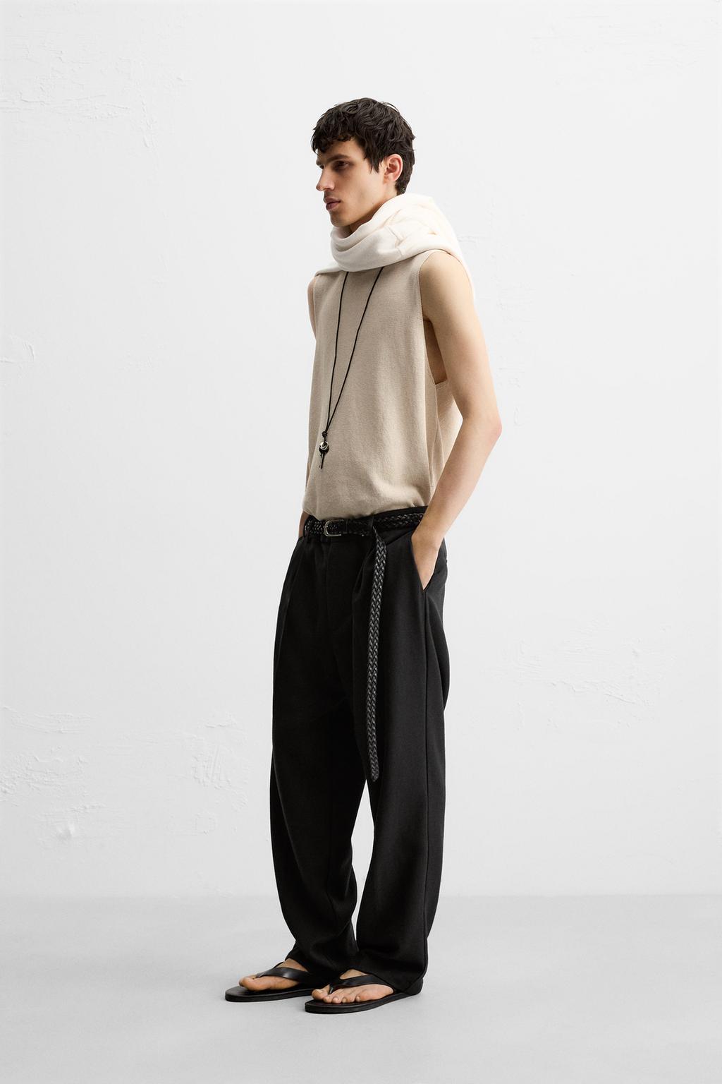 БРЮКИ RELAXED FIT СО СКЛАДКАМИ