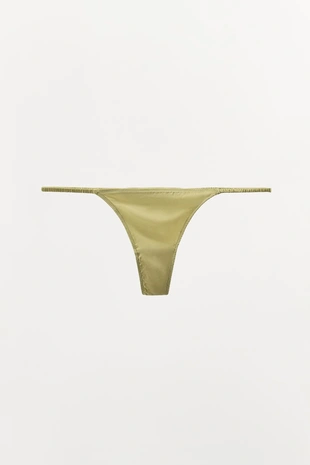 Трусы-танга из шелка