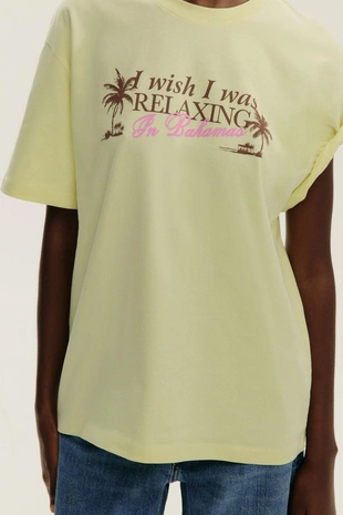 Футболка с принтом и текстом- Заказать в России