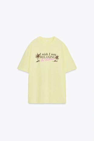 Футболка с принтом и текстом- Заказать в России