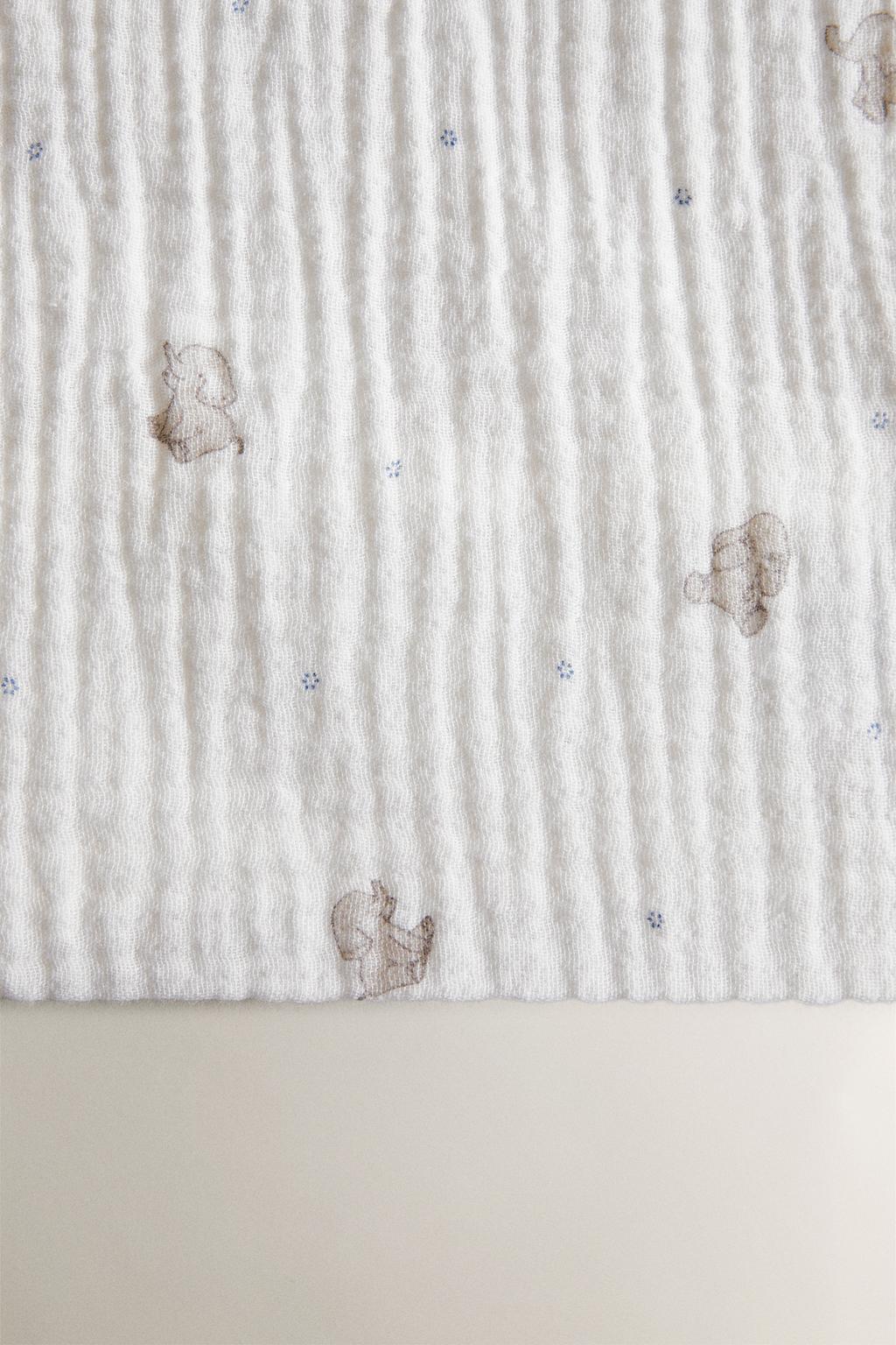 Набор постельного белья muslin elephant mini cot