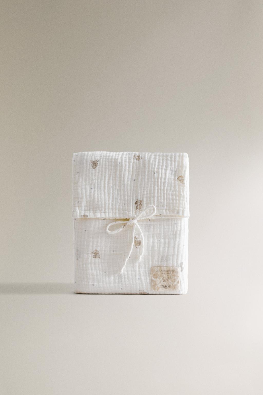 Набор постельного белья muslin elephant mini cot