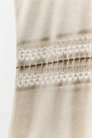 Трикотажный топ с контрастной отделкой- Заказать в России