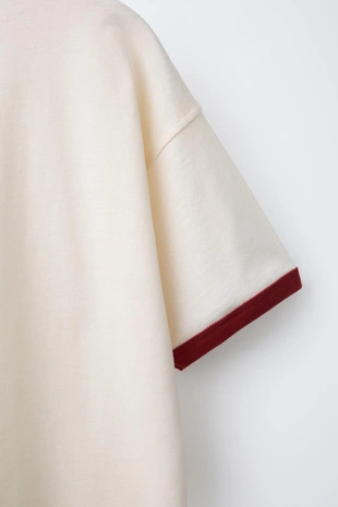 Футболка с контрастной вышивкой- Заказать в России