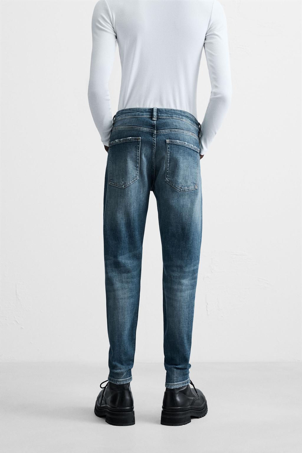 ДЖИНСЫ SKINNY FIT С РАЗРЕЗАМИ