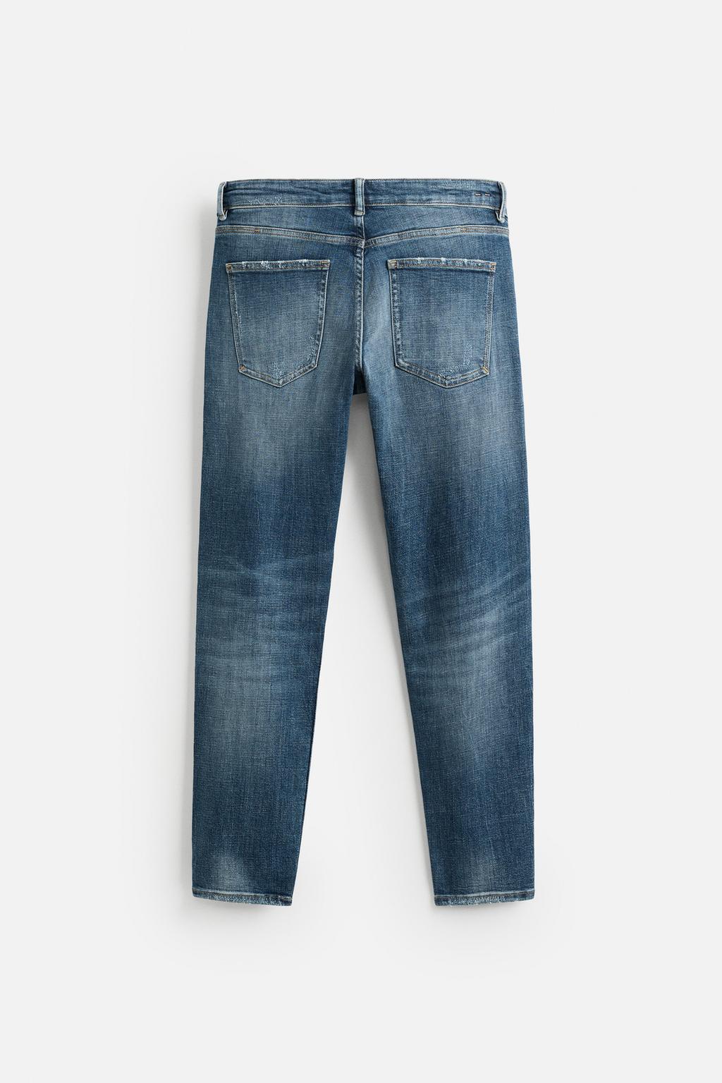 ДЖИНСЫ SKINNY FIT С РАЗРЕЗАМИ