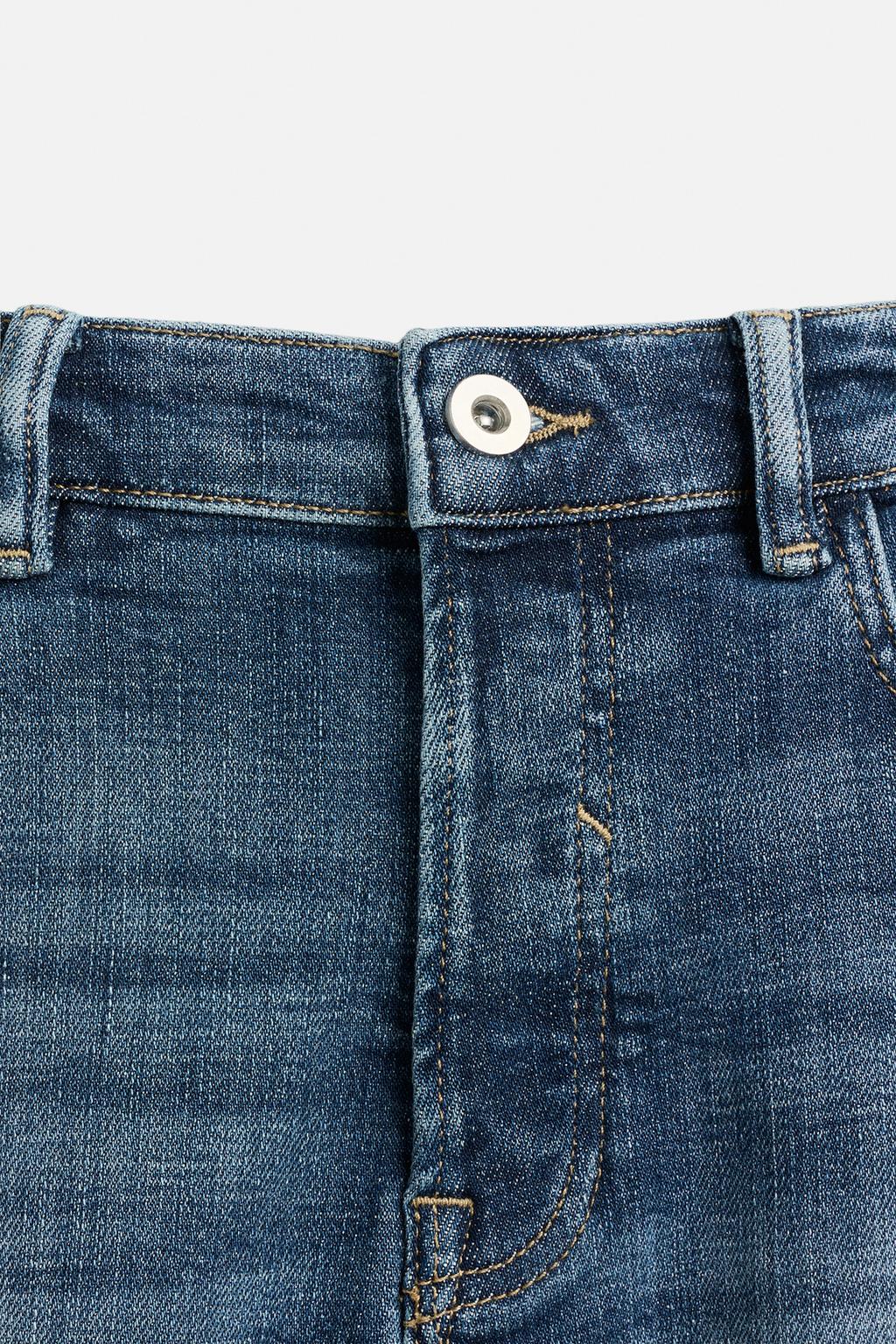 ДЖИНСЫ SKINNY FIT С РАЗРЕЗАМИ
