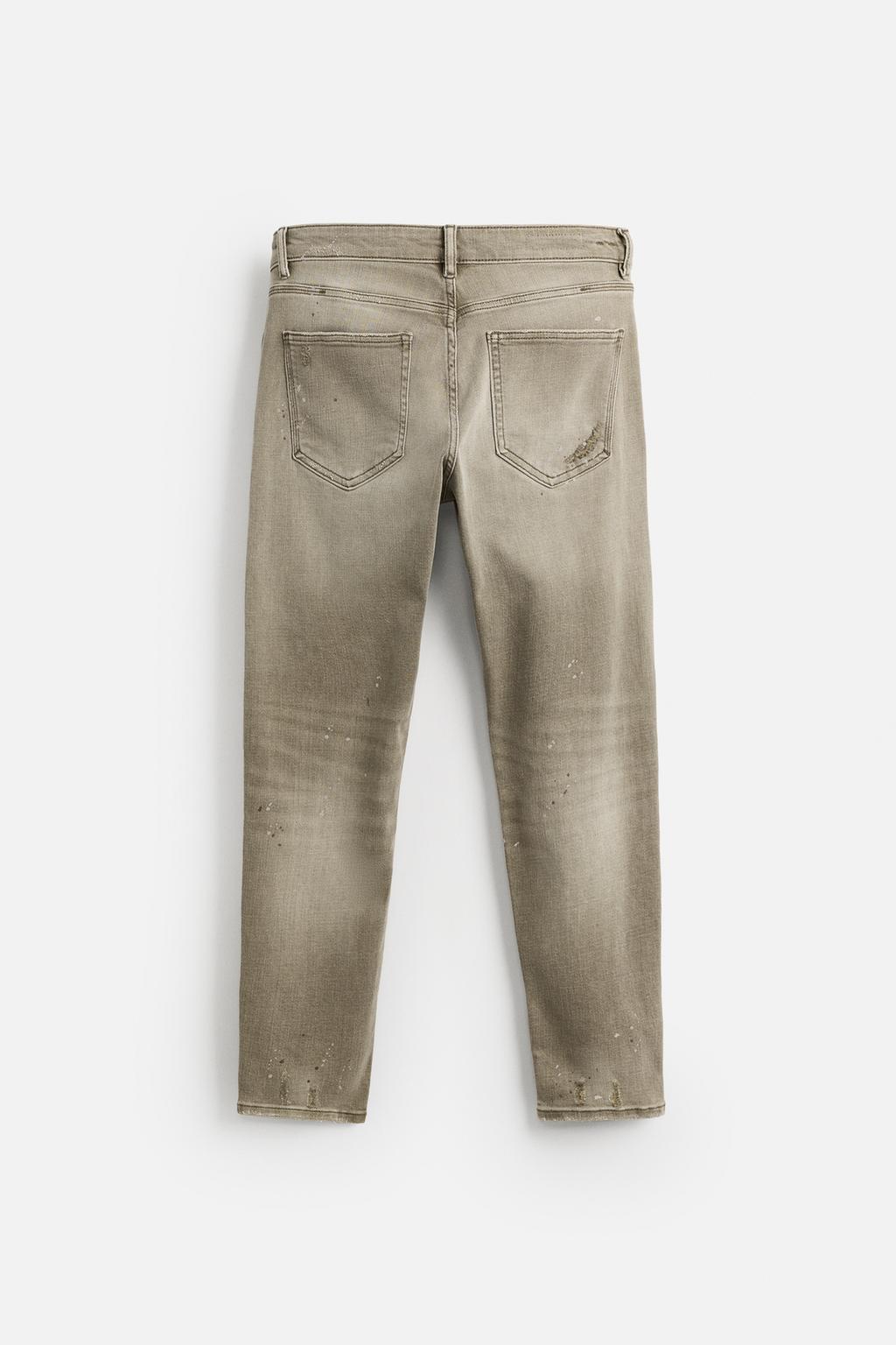 ДЖИНСЫ SKINNY FIT С РАЗРЕЗАМИ