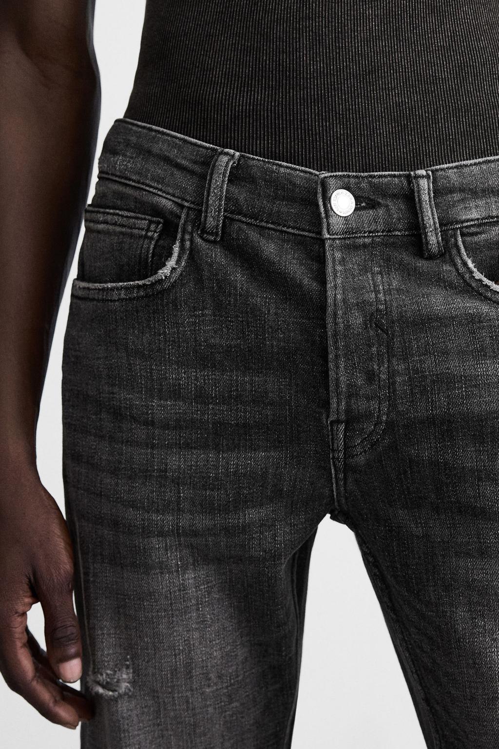 ДЖИНСЫ SKINNY FIT С РАЗРЕЗАМИ