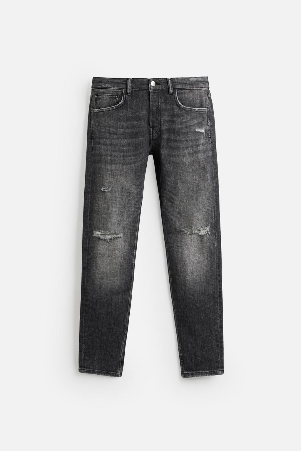 ДЖИНСЫ SKINNY FIT С РАЗРЕЗАМИ