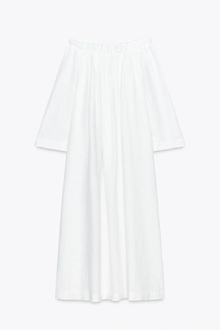 100% LINEN DRESS ZW COLLECTION- Заказать в России