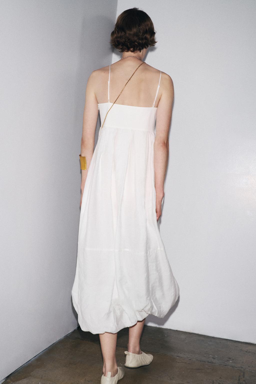 ДЛИННОЕ ПЛАТЬЕ НА БРЕТЕЛЯХ — ZW COLLECTION