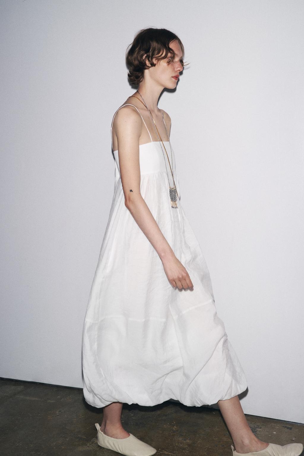 ДЛИННОЕ ПЛАТЬЕ НА БРЕТЕЛЯХ — ZW COLLECTION
